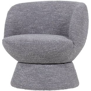 WOOOD Shuffle Draaifauteuil - Melange - Grijs - 72x73x71