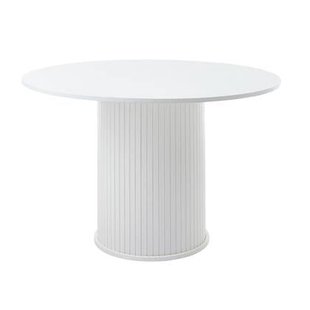 Nordic Home - Kelly ronde eetafel Ø120 cm - wit