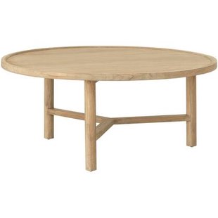 DTP Home Coffee table Forte round large,35xØ80 cm, teakwood natural