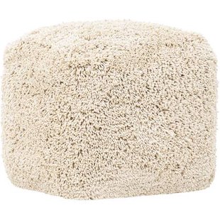 MUST Living Pouf Celeste Beige,40x40x40 cm, beige, 100% polyester