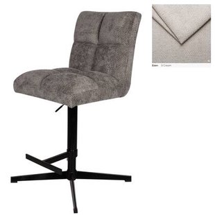 PTMD Milan Bar Chair Adjustable Cream