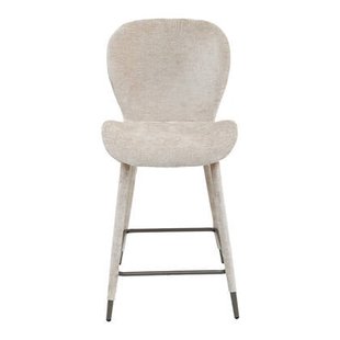PTMD Thor Beige Bar Chair Aphrodite 3 Fabric Leg