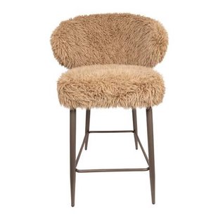 PTMD Ares Bar Chair Hair Brown
