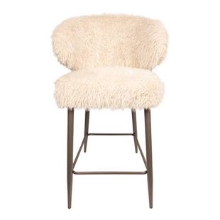 PTMD Ares Bar Chair Hair Beige
