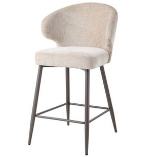 PTMD Ares Beige Bar Chair Aphrodite 3 Clay Leg