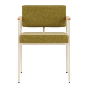 FÉST Monday Eetkamerstoel met Armleuning - Royal - Sand / Pistache