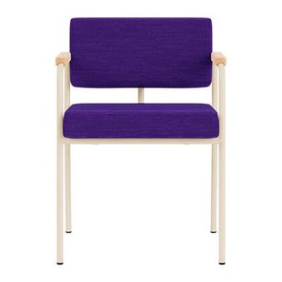 FÉST Monday Eetkamerstoel met Armleuning - Steelcut Quartet - Sand / Purple
