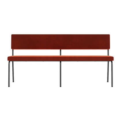 FÉST Monday 2-zits Eetkamerbank - Royal - Saffron / Black