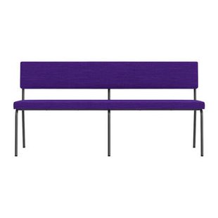 FÉST Monday 2-zits Eetkamerbank - Steelcut Quartet - Purple / Sand