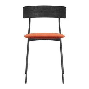 FÉST Friday Eetkamerstoel - Royal - Black / Saffron