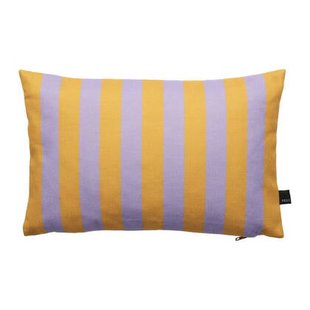 FÉST Stripes & Checks Sierkussen 30 x 45 cm - Orange / Purple