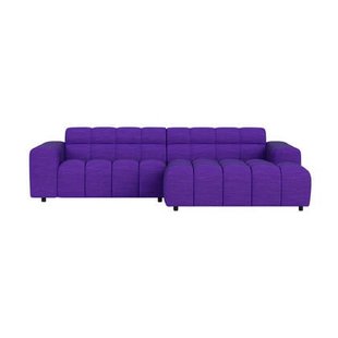 FÉST Dot Hoekbank met Chaise Longue - Steelcut Quartet / Purple