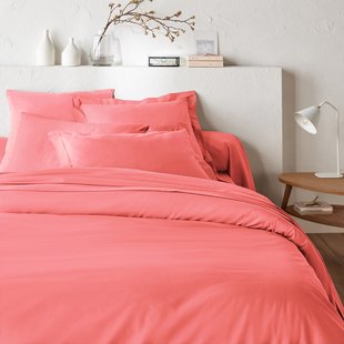 Dekbedovertrek met rits in effen katoen, Scénario