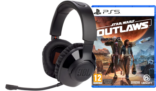 JBL Quantum 350 + Star Wars Outlaws PS5