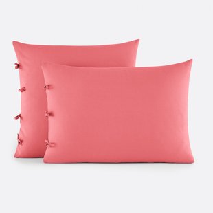 Effen kussensloop te strikken in katoen , Scenario