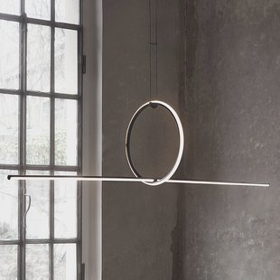 Arrangements 2 LED hanglamp FLOS - Woonkamer - Designer - Metaal - Meerdere lampen
