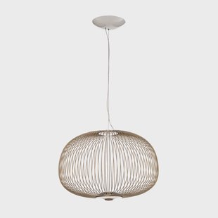 Spokes 3 MyLight LED hanglamp, goud Foscarini - Woonkamer - Designer - Metaal - 1 lamp