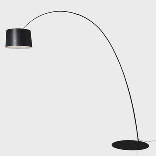 Twiggy LED vloerlamp zwart Foscarini - Woonkamer - Designer - Kunststof - 1 lamp
