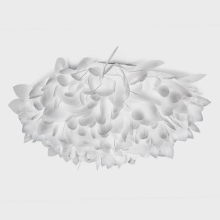 Veli Foliage Medium wandlamp, wit Ø 75 cm Slamp - Woonkamer - Designer - Kunststof - Rond