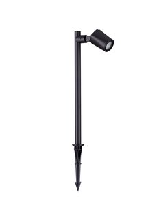 Nova Luce Spy - tuinpaal - Ø 7,5 x 50 x 14 cm - IP65 - zandzwart