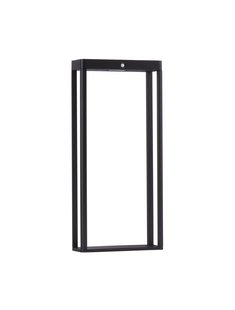 Nova Luce Berni - tuinpaal met sensor op zonne-energie - 23 x 50 x 8,6 cm - 2W LED incl. - IP65 - donker antraciet