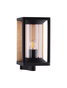 Nova Luce Pacific - buiten wandverlichting - 14,5 x 27,6 x 20,6 cm - IP65 - donker antraciet