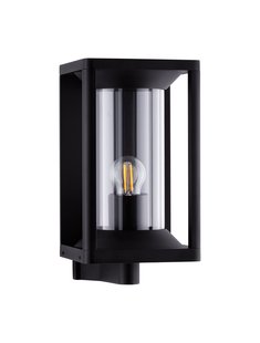 Nova Luce Pacific - buiten wandverlichting - 14,5 x 27,6 x 20,6 cm - IP65 - donker antraciet