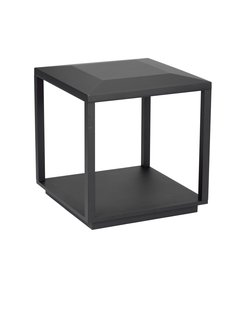 Nova Luce Prive - tuinpaal - 35 x 36 x 35 cm - 15W LED incl. - IP65 - zandzwart