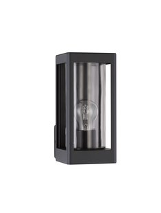 Nova Luce Figo - buiten wandverlichting - 11 x 24,5 x 15 cm - IP54 - donker antraciet