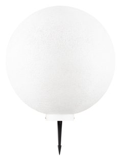 Nova Luce Moon - tuinpaal op piek - Ø 50 x 50 cm - IP65 - wit