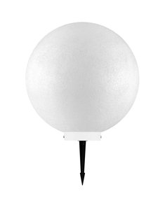 Nova Luce Moon - tuinpaal op piek - Ø 40 x 40 cm - IP65 - wit