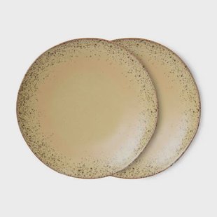 HKLIVING dinerbord 70s (Ø27,5 cm) (set van 2)
