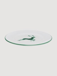 Handgemaakt dessertbord Gourmet Green Deer