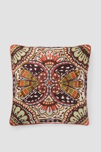 Multicolour kussen met bloemendessin