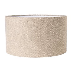 Lampenkap bouclé - beige - ø45x26 cm