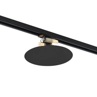 QAZQA Moderne plafondlamp zwart voor railsysteem 1-fase 2-lichts -