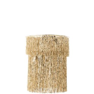 J-Line lampenkap Kandel Frankes Vinyl - kunststof - goud - l