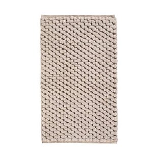 Onyx Badmat Greige | 60 x 60 cm | Beige | Grijs | Polyester | Katoen