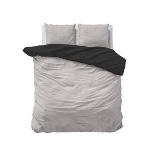 Superieur - Dekbedovertrek - Zwart; Grijs - Lits-jumeaux