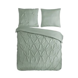 Pure Dekbedovertrek Micropercal Elegance - light sage