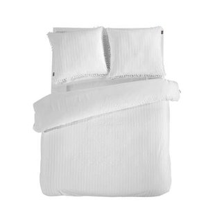 LINNICK Dekbedovertrek Katoen Renforcé Estina - white