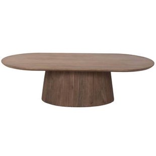 Giga Meubel - Salontafel Salvador Donkerbruin Ovaal 140cm