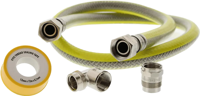Scanpart Gasslang RVS Flex 125 cm