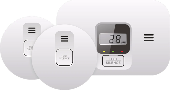 ELRO Blue Line CBFS36 Rookmelder Duo pack + Koolmonoxidemelder