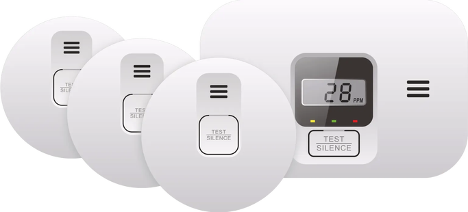 ELRO Blue Line CBFS36 Rookmelder 3-pack + Koolmonoxidemelder