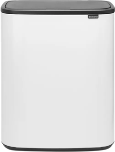 Brabantia Bo Touch Bin 2 x 30 Liter White
