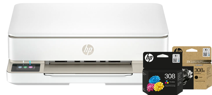 HP ENVY 6120e + 1 extra zwarte XL + 1 kleuren cartridge