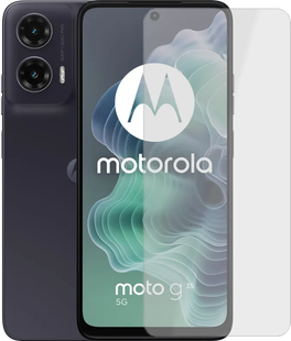 Motorola Moto G35 128GB Zwart 5G + Just in Case Tempered Glass Screenprotector