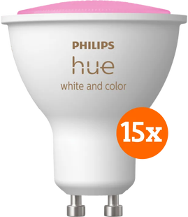 Philips Hue White and Color GU10 15-pack