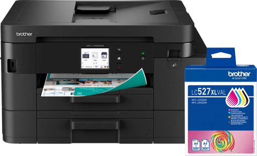 Brother MFC-J4550DW + 1 set extra XL cartridges